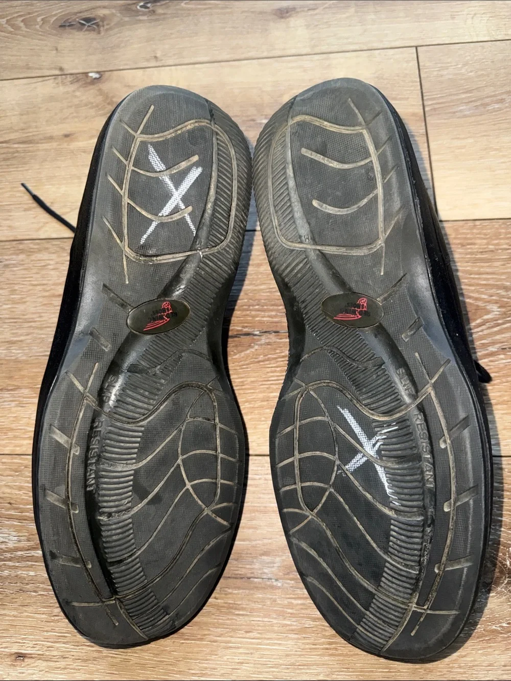 Red Wing Shoes Black Leather Lace Up Oxford Work 8636 Men's Size 12 D